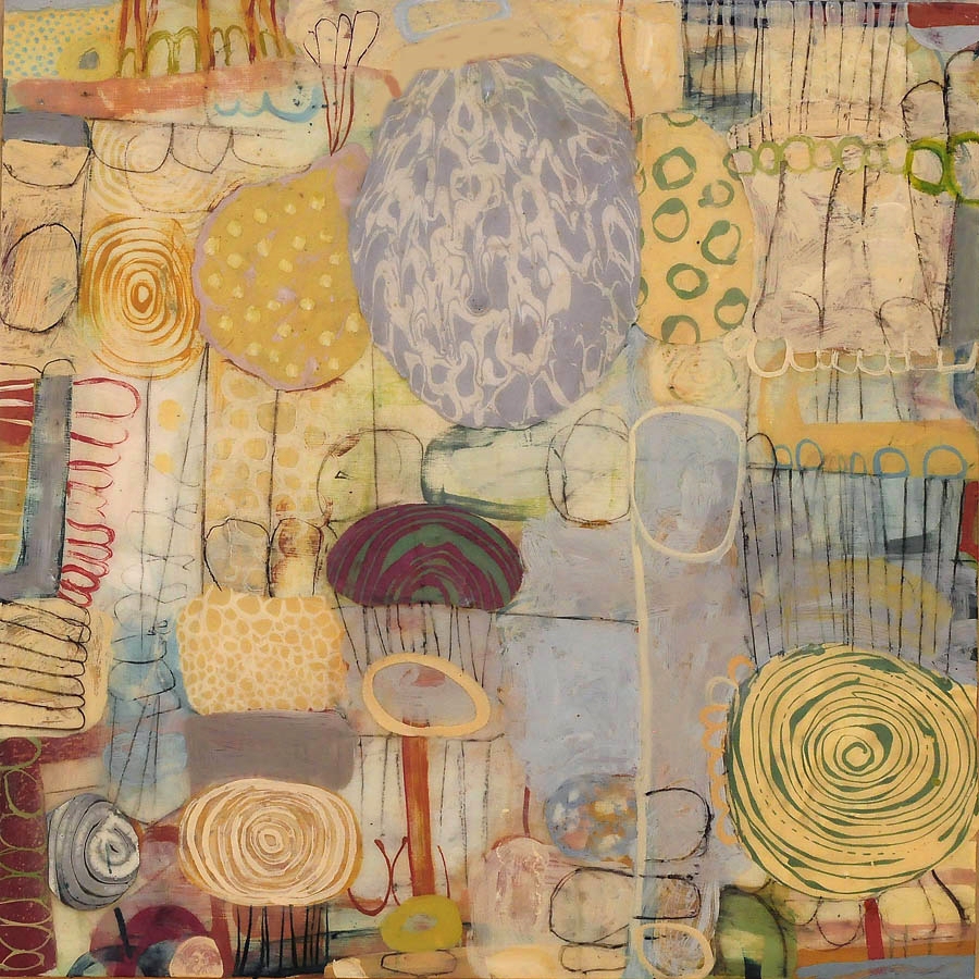   The Mid Day Garden No. 4  2014  acrylic on panel36" x 36"  Available - contact the artist 