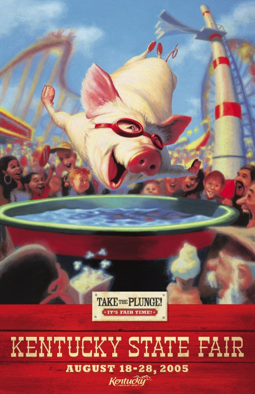 The Kentucky State Fair - "Diving Pig"