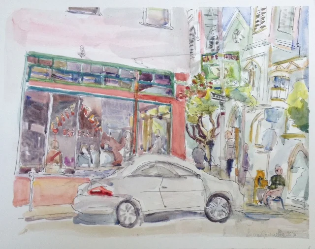 Caffe Trieste Grant Av side