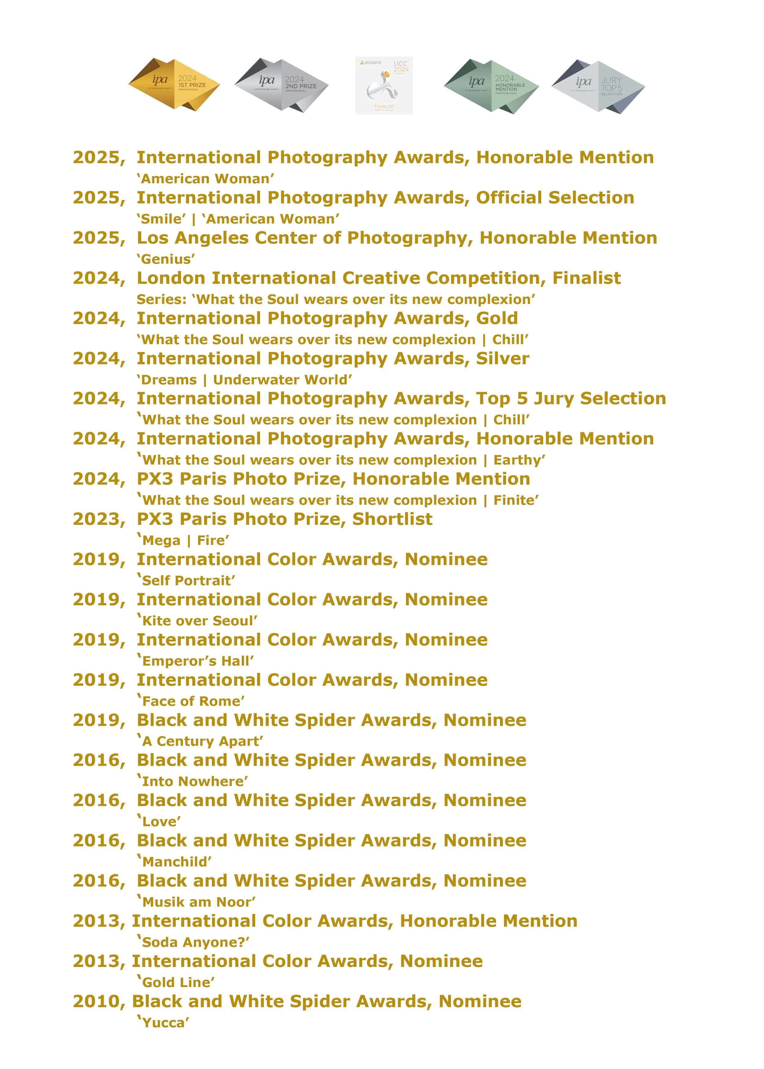 Awards