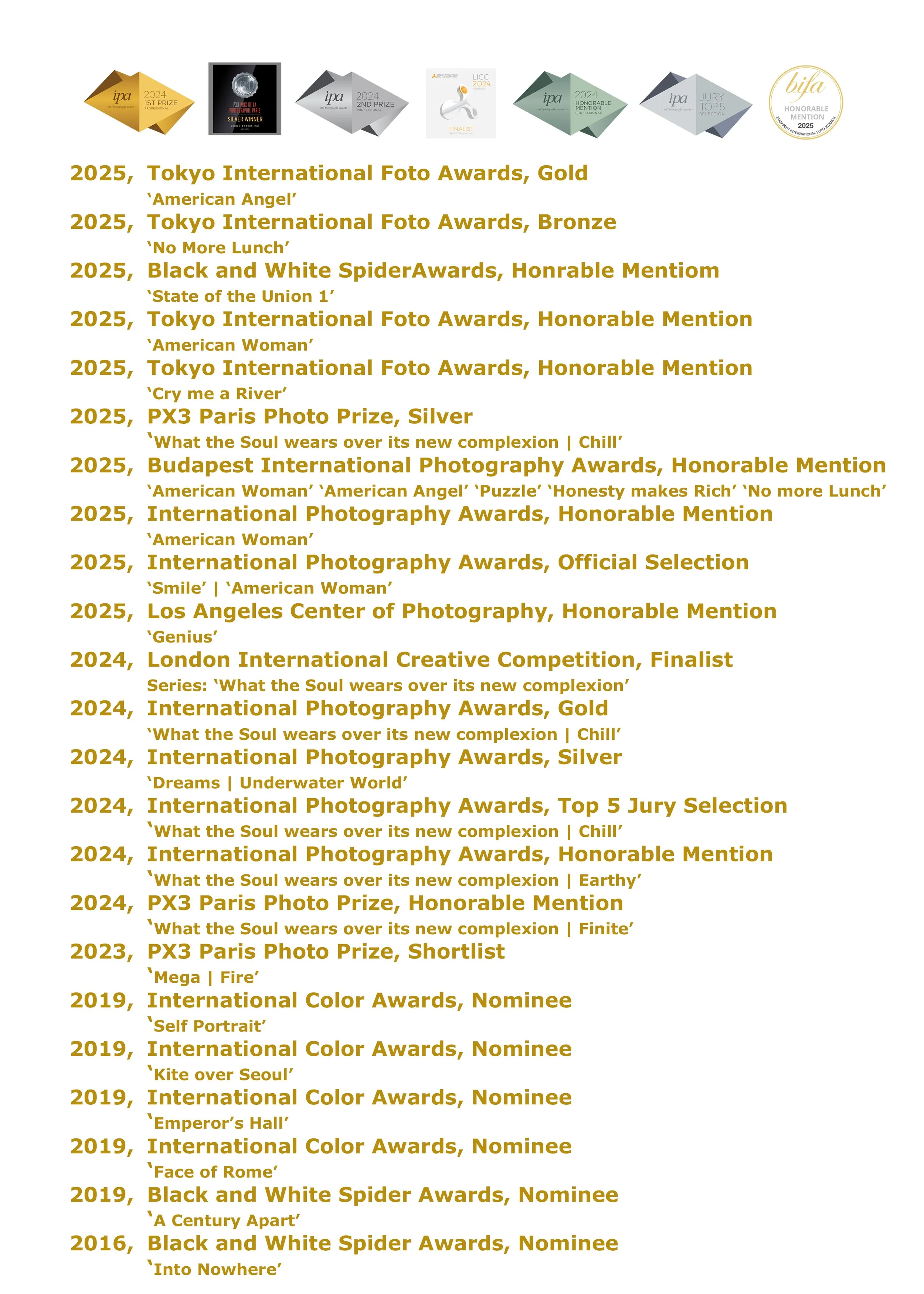 Awards Page 1