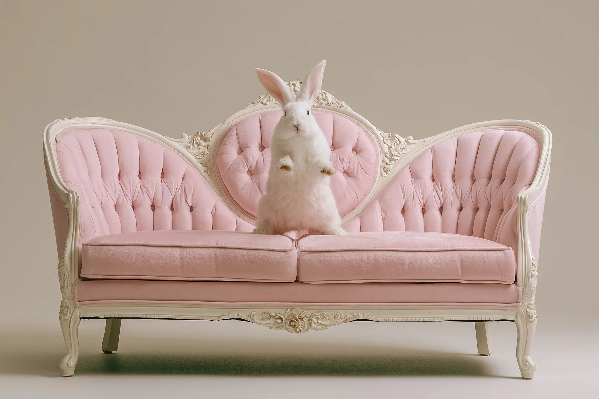 Bunnies on Couches | 1