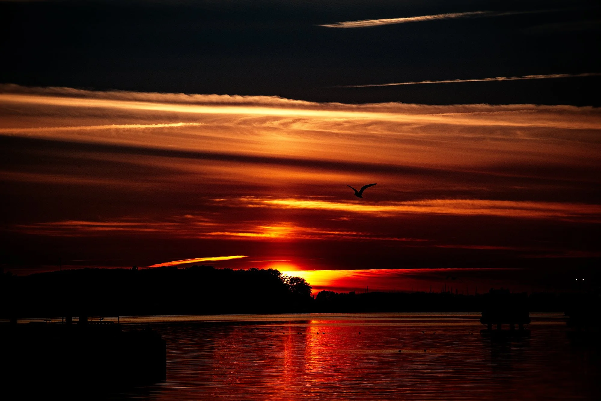 Wismar Sunset Fire