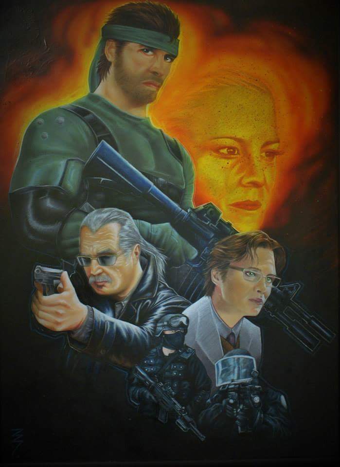 Metal Gear (30" x 40" - Mixed Media) $1,000 - Mark Anthony