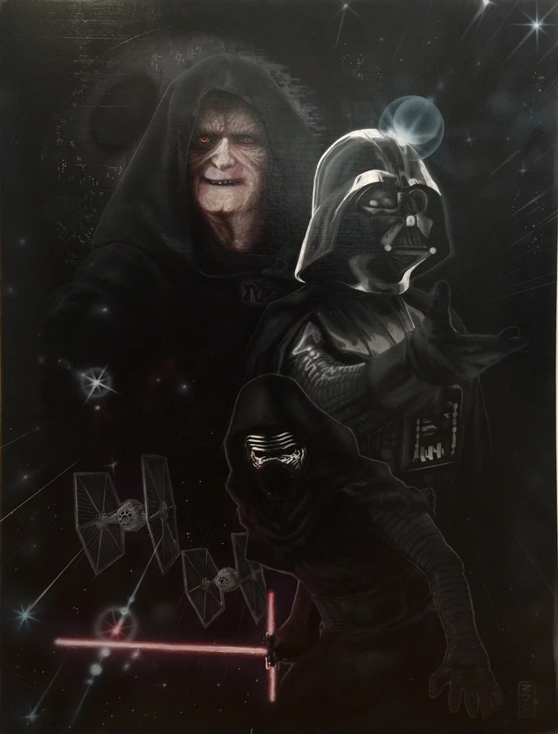 The Sith (30" x 40" Mixed Media) $1,600 - Mark Anthony