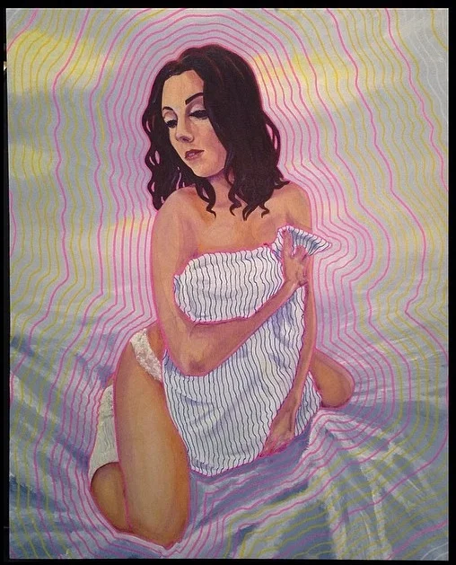 Vixen (16" x 20" Acrylic on Birch Wood) $250 - Christopher Malice