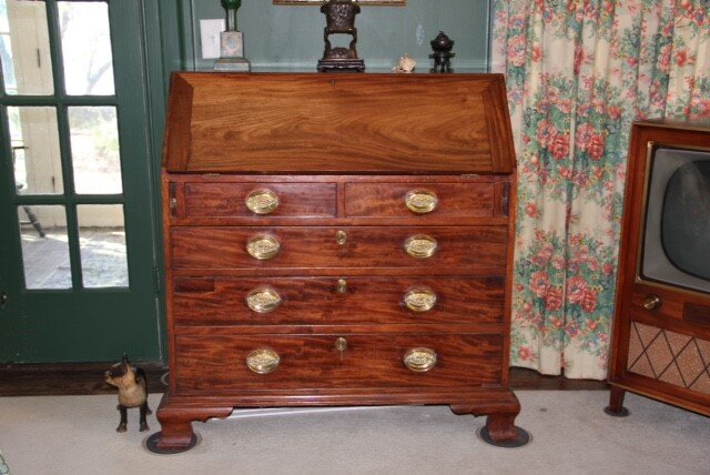 Slant-top desk made in Charleston, SC c. 1770-1790