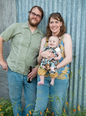 Chris, Hilary and Theo.