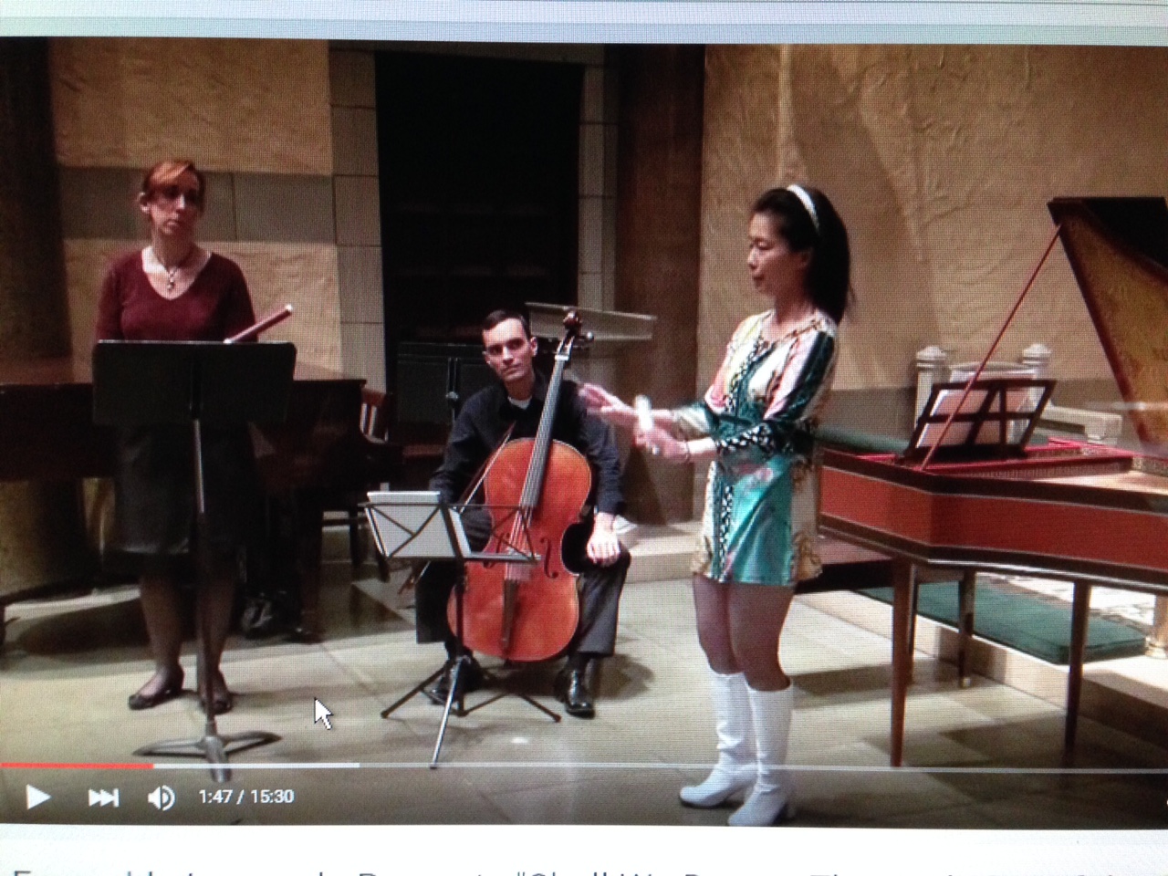 October 23, 2014: Midtown Concerts. Susan Graham, David Himmelheber, Nancy Kito. "Shall We Dance? The Evolution of the Baroque Dance Suite" 