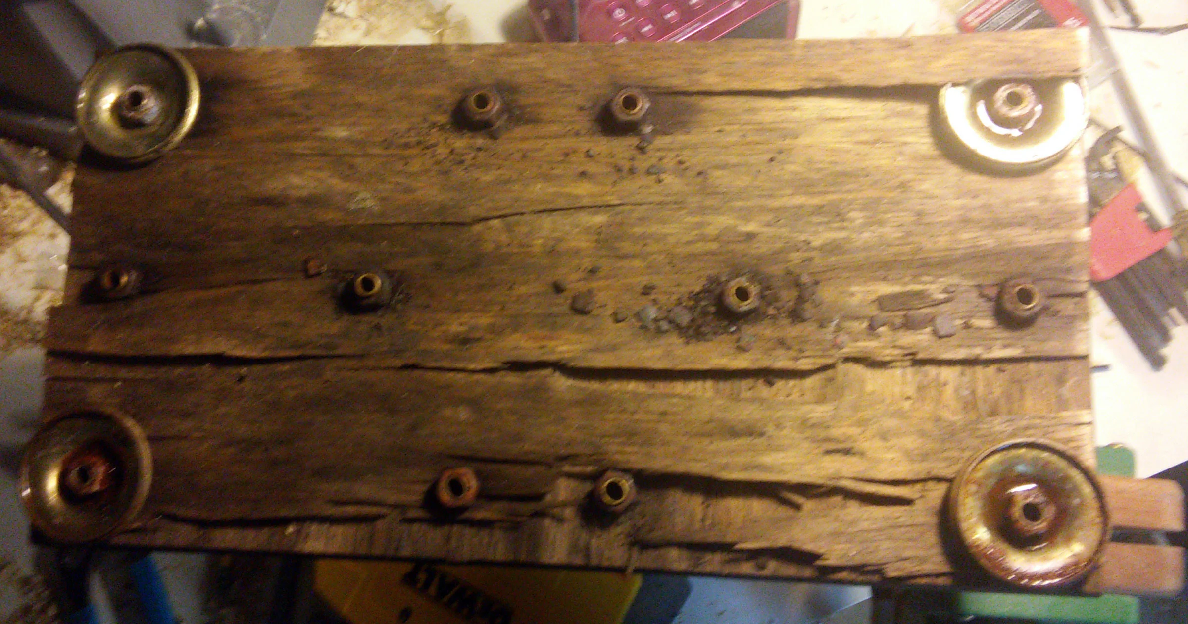 This small record or newspaper holder needed some love!