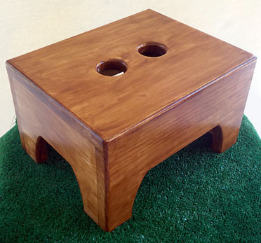 Step stool with Antique Walnut stain