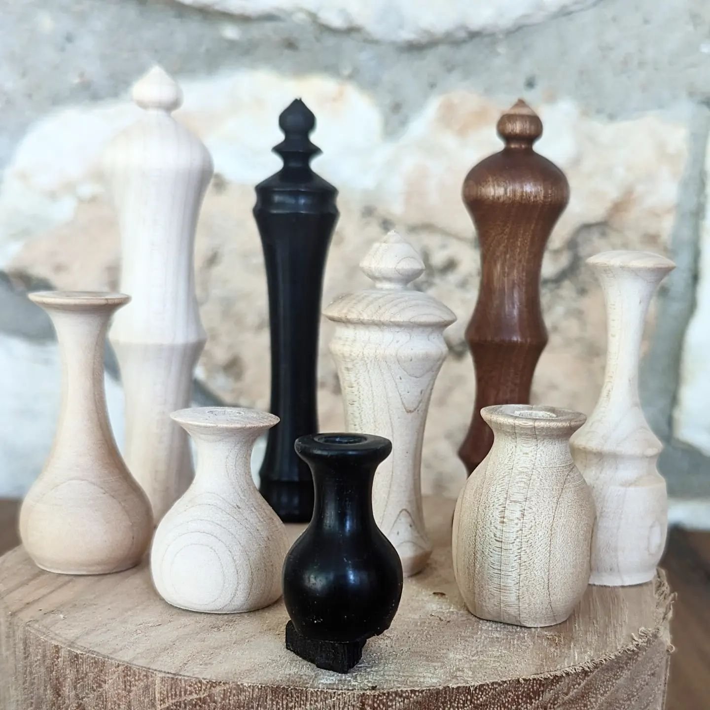 Turning small potion bottles and knife handles out of hard maple, black cherry and ebony. Getting excited for @austinwitchfest on April 28th at the Palmer Event center!
Get out and support local witches, artists, and vendors.

#austinwitchfest #austi