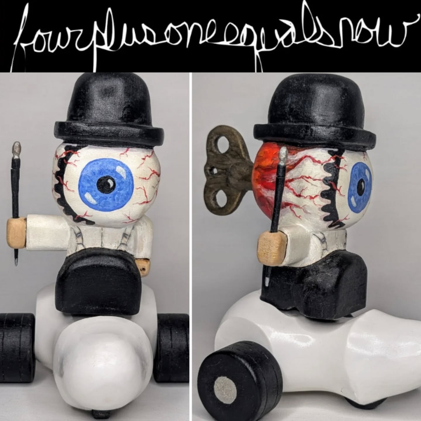 Four Plus One Equals Now was an amazing experience! We really appreciate everyone who came out over the past month to see the exhibition at Black Feather Gallery.💗 Especially the folks who bought some art! We are thrilled to see Alex in his new home