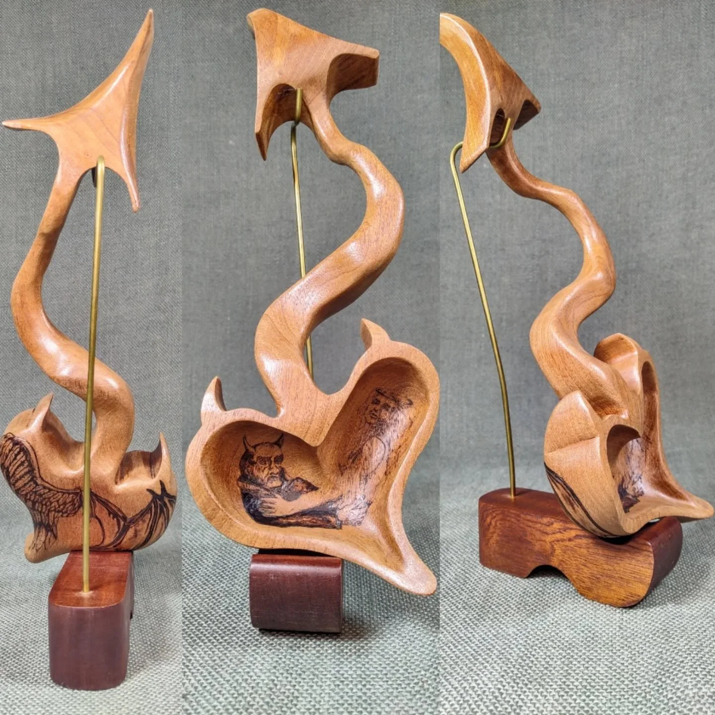 You probably haven't seen, or don't remember seeing, this piece we made in 2019. It's been on our online shop but otherwise put away. So we're so excited that someone found it and decided to give it a forever home! Shipping it all the way to Belgium!