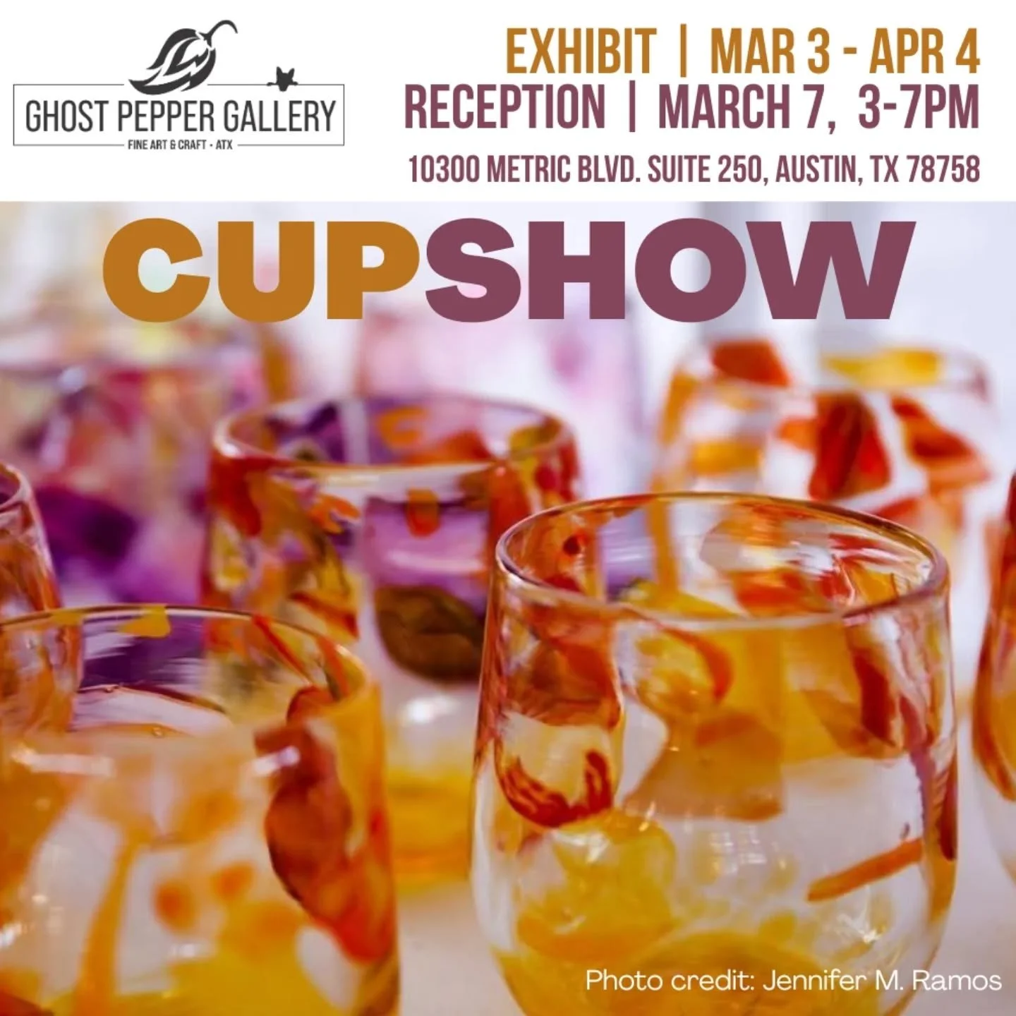 We're so excited to announce our participation in the CUP SHOW!!! This is the first of what we hope will be many gallery exhibitions at Ghost Pepper Gallery! The Cup Show will run from March 3 to April 4, 2026.

We're excited to contrast our wood cre