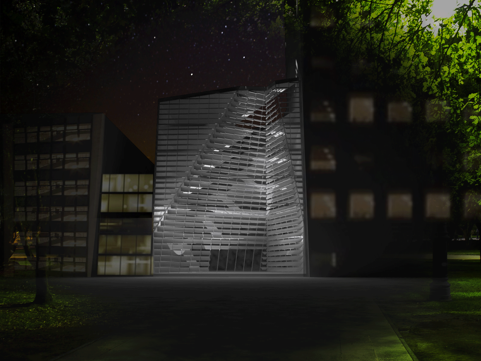 studio 2_ scholars library_fall13_MFALD_ISABEL SANCHEZ AND KATINA ZACHRISSON_NIGHT_VIEW2.gif