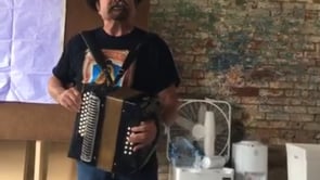 Juan Tejada performs at Rebels Corridos Workshop
