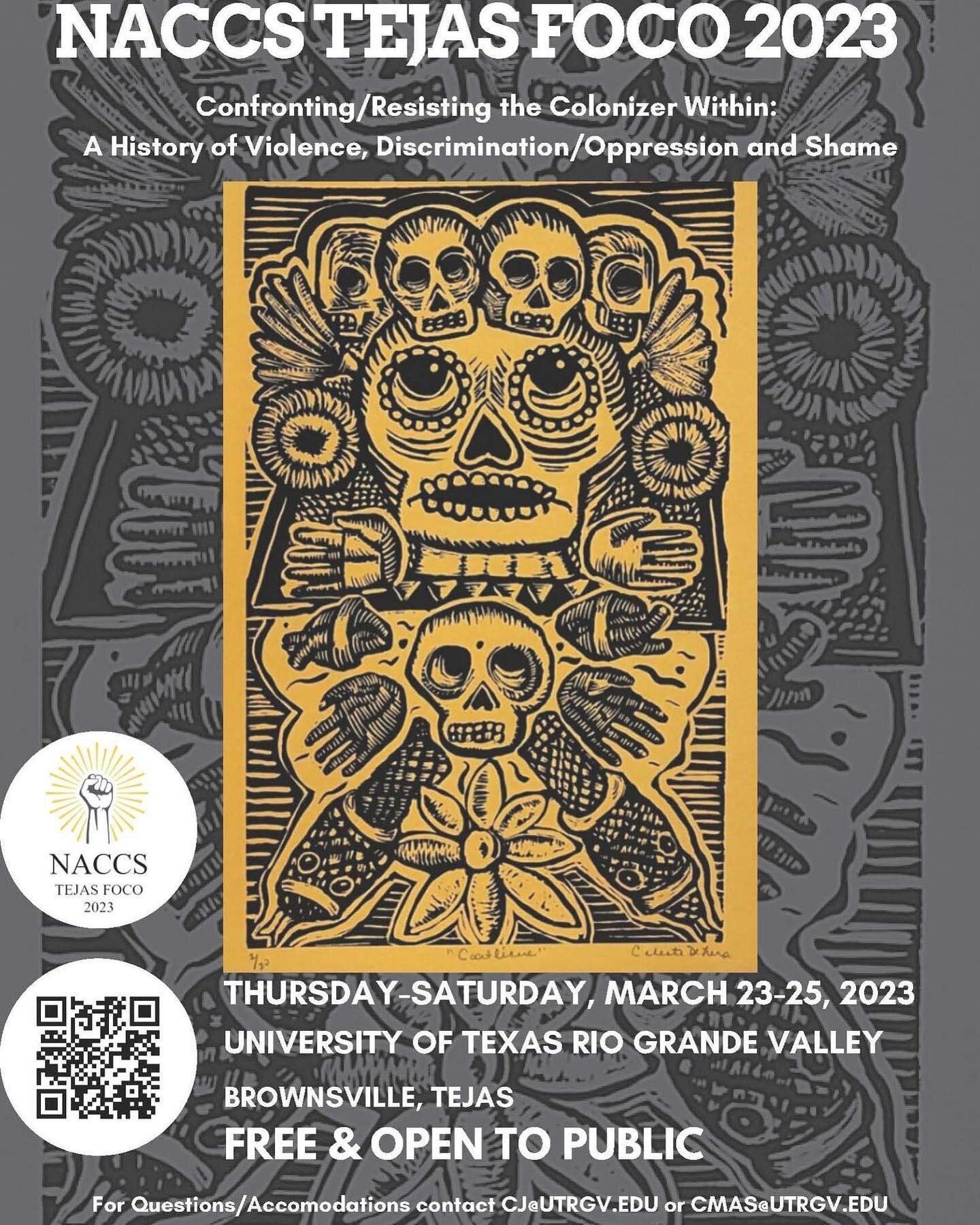 Happening next week in the Rio Grande Valley. Thank you to CMAS at UTRGV for your continuing support of my work. I would have never made it this far without early encouragement from organizations like CMAS. 🤍✨ #mas #mexicanamericanstudies #somosmas 