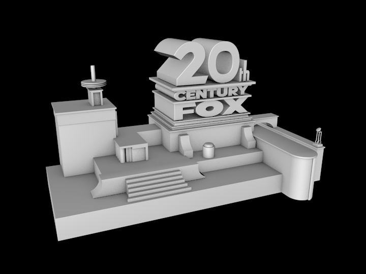 Copy of 20th century fox 3d model