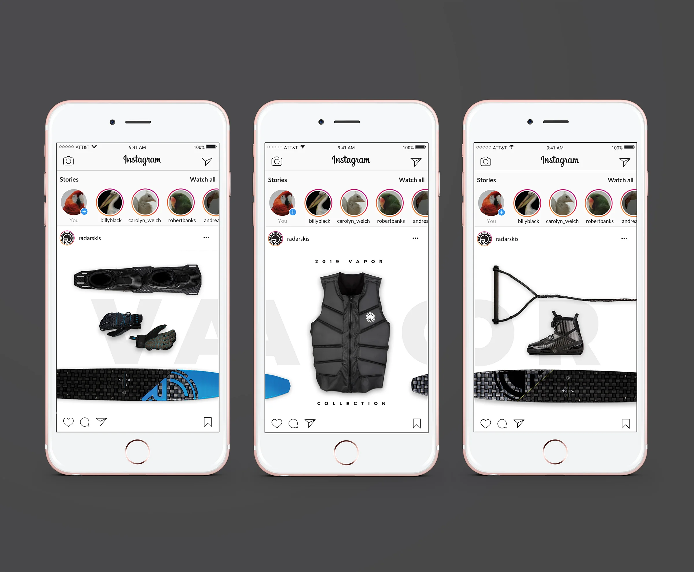 Radar Vapor Collection Instagram Swipe Post