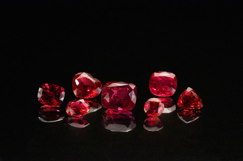  A selection of rubies&nbsp;from Winza available from Pala International. 