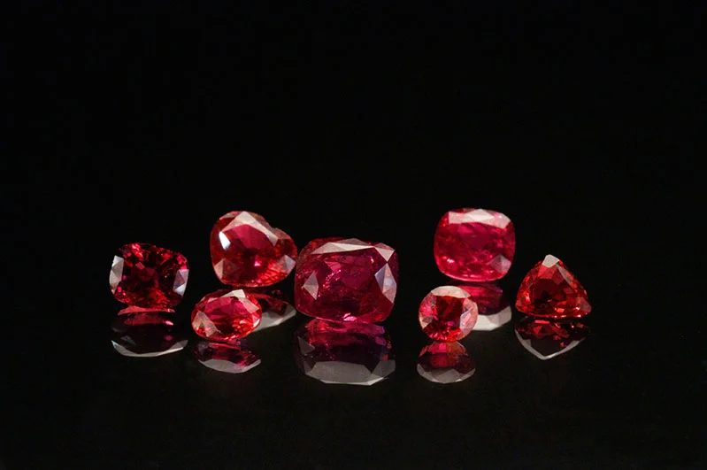 Faceted Ruby from Winza, Tanzania