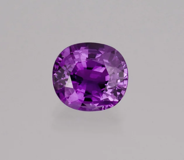 Intense purple-pink Ilakaka sapphire, 7+ carats