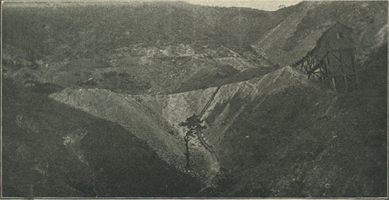 An iron mine in the mountains, Lower California