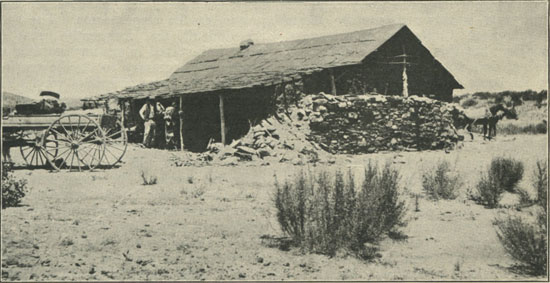 Cheese storehouse on ranch of Señor Roderiquez, Lower California