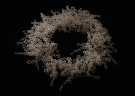 Bubble Bath , necklace, by Nora Fok, 2001. (Photo: Heini Schneebeli, courtesy of the Crafts Council)