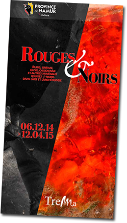 The brochure for the exhibition contains an introduction in four languages and information about upcoming special events in French.