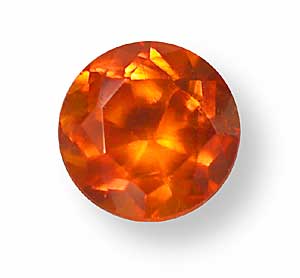 This mandarin spessartite from Namibia shows why this type is the most valuable of all spessartites. (Photo: Wimon Manorotkul)