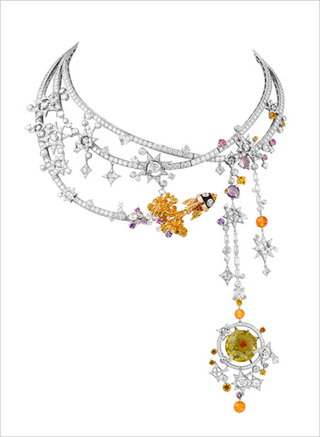 Blast off! The Tampa Necklace, designed by Van Cleef & Arpels, private owner. (Photo courtesy Carnegie Museum of Natural History, Pittsburgh)