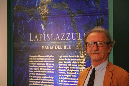 Gian Carlo Parodi , above, is credited with the ideazione (ideation) and synopsis of the exhibition as well as its co-curation. (Photo: S. Tavernier)