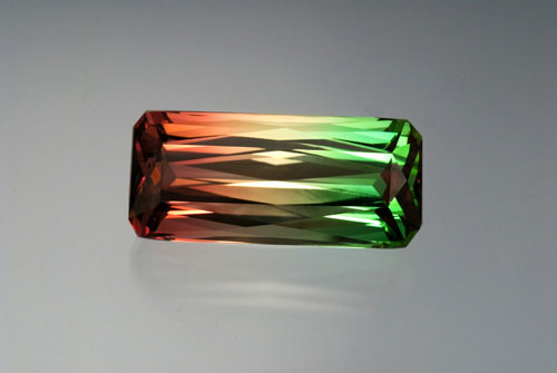 A 59-carat multi-colored tourmaline from Mozambique