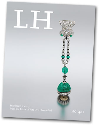 Time is up? Tomorrow, lovely jewels from the estate of Rita Dee Hassenfeld are offered in Chicago by Leslie Hindman Auctioneers. See more on the sale below .