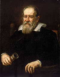 Portrait of Galileo Galilei by Giusto Sustermans, 1636.