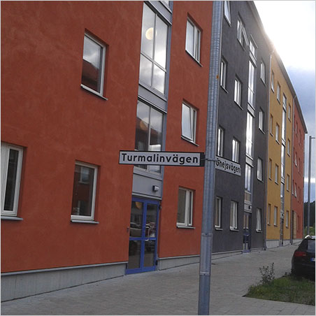 Tourmaline Way in a new section of Kungsbacka, Sweden. (Photo: Mia Dixon)