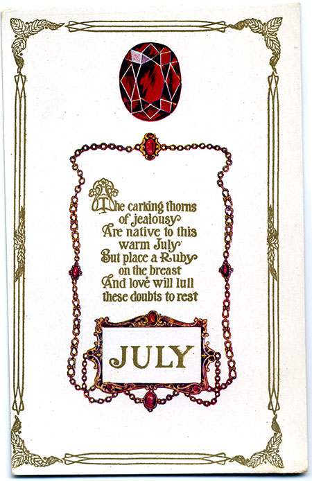 Two other collecting cards for July are available here .