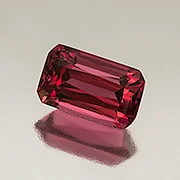 This natural Burmese red spinel weighs 2.94 carats. Inventory #18981 . (Photo: Mia Dixon)