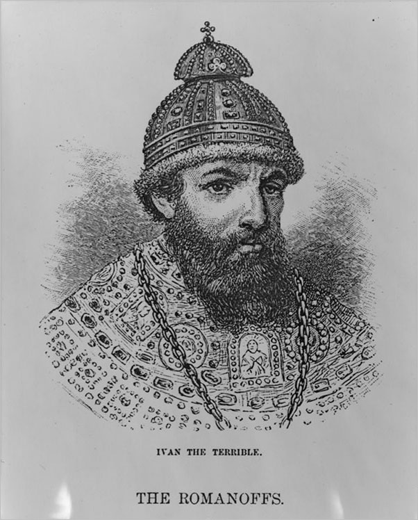 Ivan IV , Czar of Russia, wood engraving in Harper's Monthly, 1883, v. 67, p. 99.