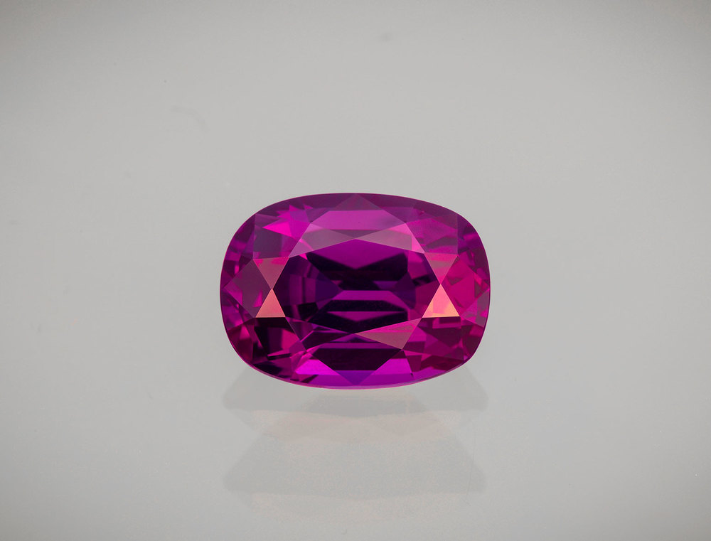 Umbalite garnet from Umba, Tanzania, 7.90 ct, 13.0 x 9.4 x 6.8 mm. This has been sold. (Photo: Mia Dixon)