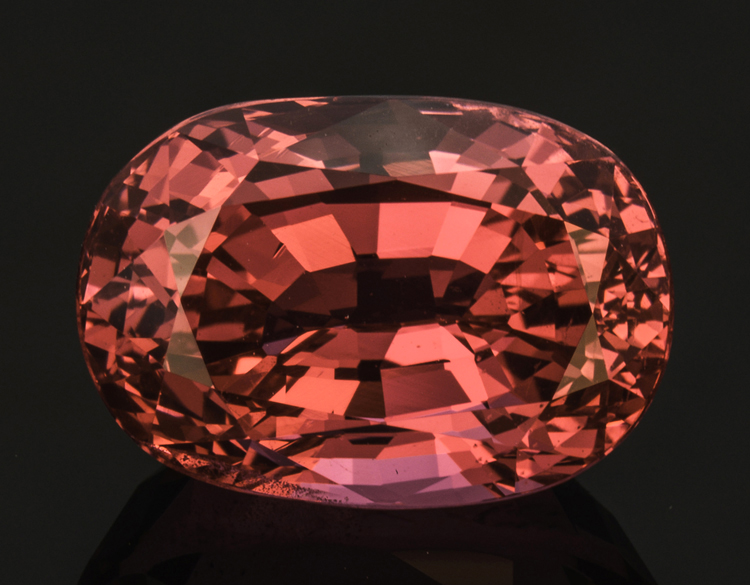 Mixed-cut spinel, 10.27 carats, from the Mahenge area of Tanzania. Pala International. (Photo: Mia Dixon)