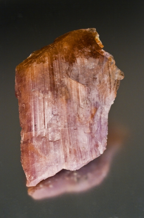 Axinite from Tanzania: 15.5 x 8.9 x 13.5 cm. (Photo: Mia Dixon)