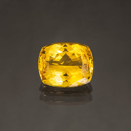 Golden Danburite from Tanzania, 51.29 carats. Danburite is a crystalline mineral similar to topaz. It has a Mohs hardness of 7 to 7.5, so it’s very wearable. (Photo: Mia Dixon)