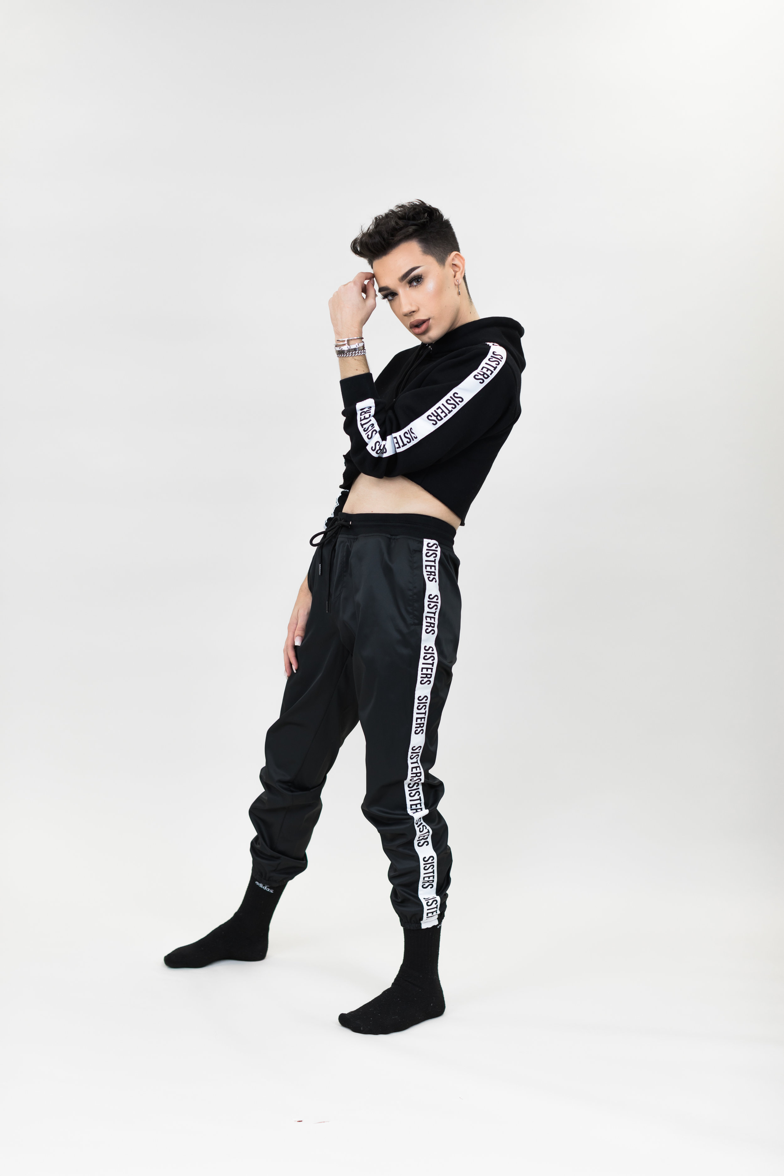 james charles adidas jacket