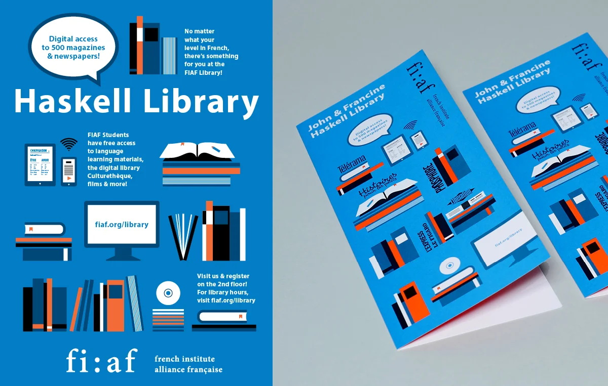 Library Poster and Brochure