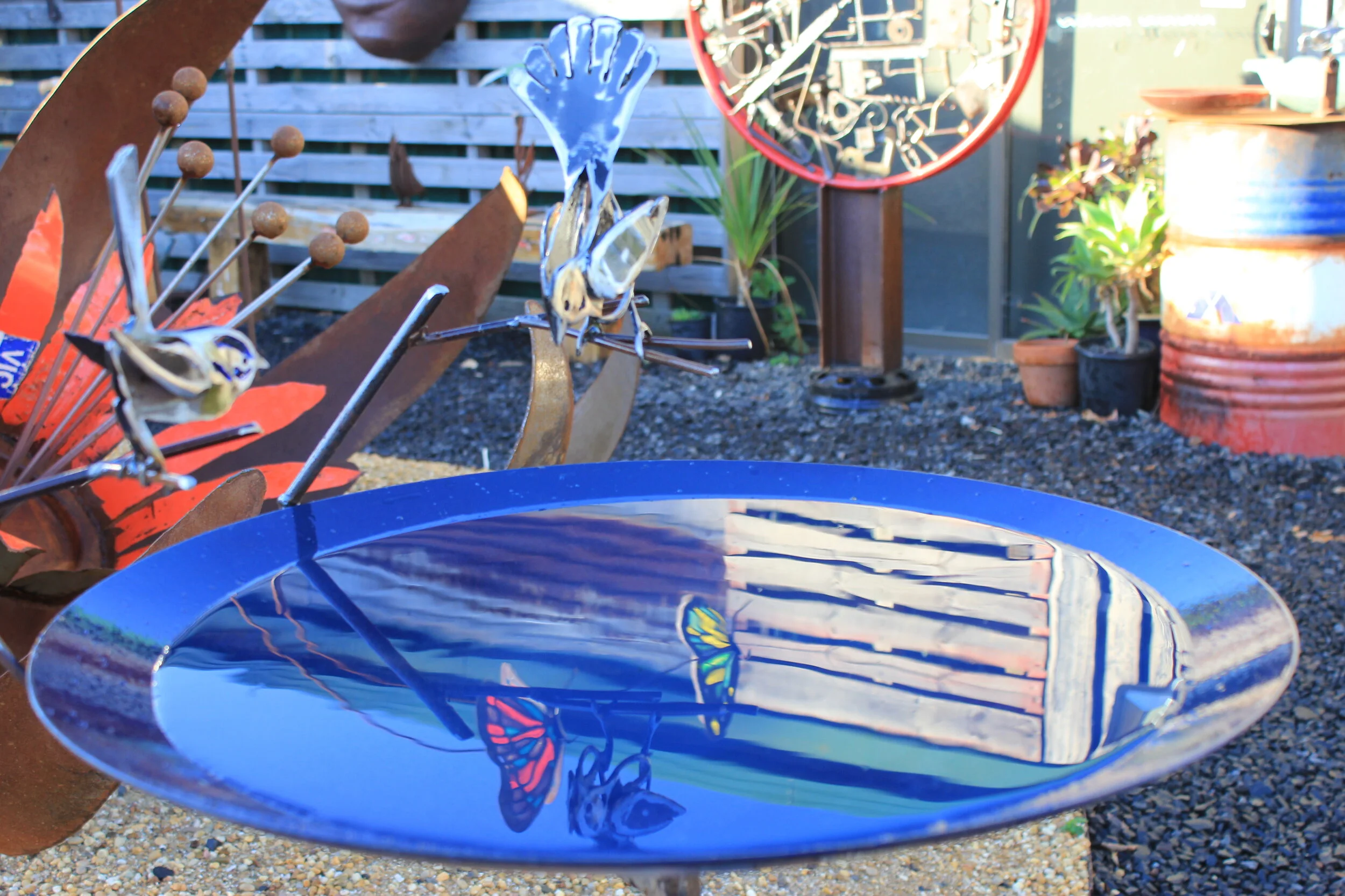 Bird Baths and Water Features.