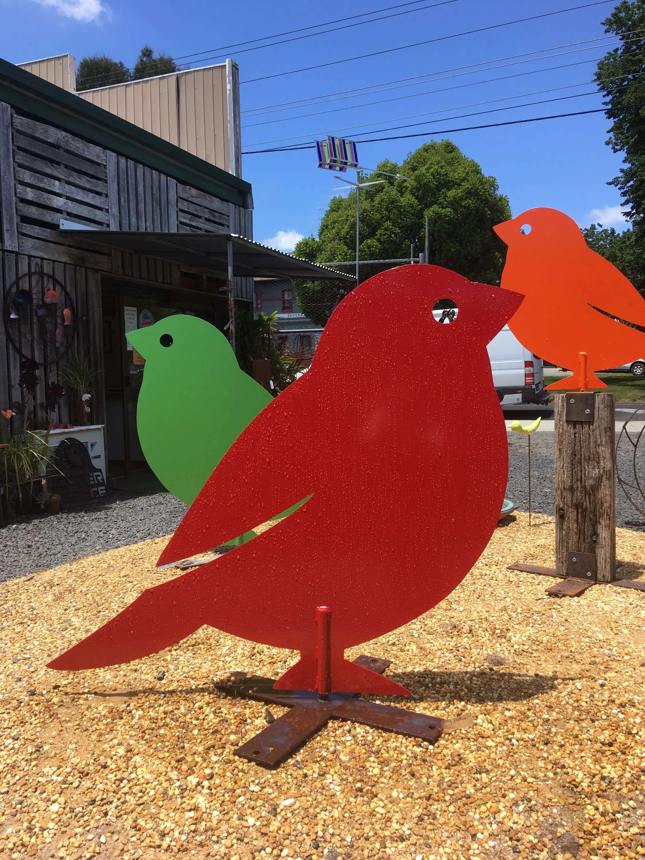 Mr Finches and Mini Mr Finch by Grant Flather