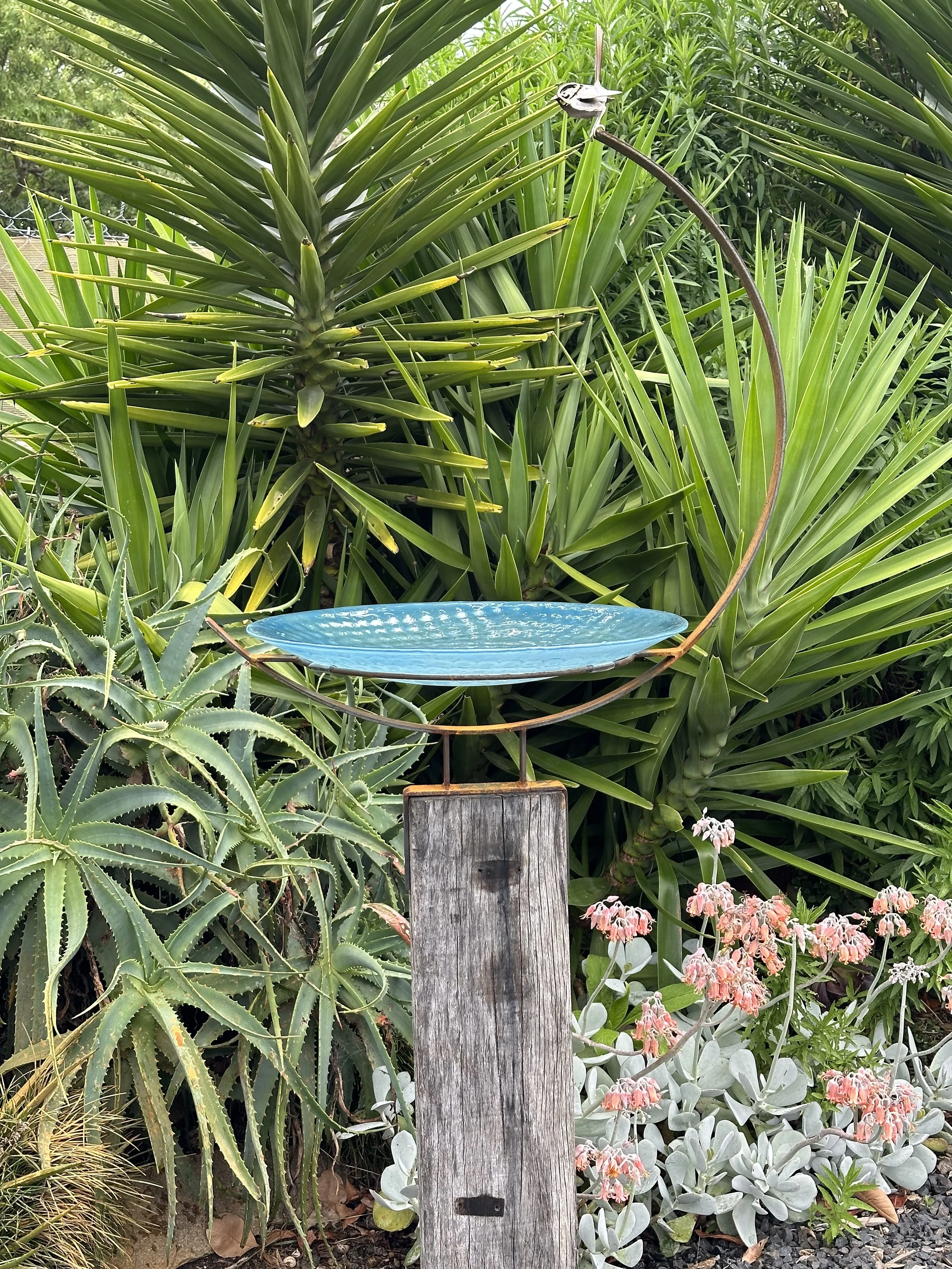 Half Moon Bird Bath $1250  (One Wren)